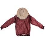 Voile de protection pour apiculture, veste, vetements avec chapeau, combinaison d'abeille, fournitures pour apiculteur, accessoire