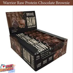 Warrior Raw Protein Flapjacks Choc Brownie-Low Sugar-12 protein/Bar 12X75G UK
