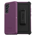 OtterBox DEFENDER SERIES SCREENLESS Case Case for Galaxy S21 FE 5G (Only) - HAPPY PURPLE