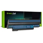 Green Cell UM09C31 UM09G31 UM09G41 UM09G51 UM09G71 UM09G75 UM09H31 UM09H36 UM09H41 UM09H56 UM09H70 UM09H73 UM09H75 UM09H7O UMO9C31 UMO9G31 Battery for Acer Laptop (4400mAh 10.8V Black)