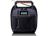 Outdoorradio Lenco Odr-160Gy - Leistungsstarkes Tragbares Outdoor Dab+/Fm Radio Mit Bluetooth