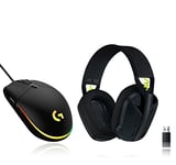 Logitech G203 LIGHTSYNC Gaming Mouse + Logitech G435 LIGHTSPEED Bluetooth Wireless Gaming Headset