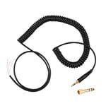 Headphones Audio Spring Wire for Beyerdynamic DT 770/ 770Pro/ 990/ 990Pro Earphones, DIY Replacement Coiled Cable Extension Cords with 3.5mm Plug & 6.5mm Plug