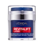 L'Oreal Paris Revitalift Laser Pressed Cream anti-rynk natt ansiktskräm Retinol och Niacinamid 50ml (P1)