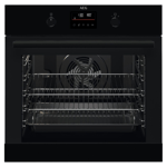 AEG BPK355061B SteamBake Pyrolytic Multifunction oven with retractable rotary controls