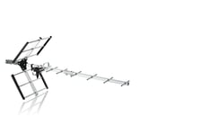 One For All Professional Outdoor Sv 9354, Utomhus, Svart, Rostfritt Stål, 10 M, Dvb-T, Dvb-T2, Iec Male Connector, F-Type Male Connector, Pal, Secam