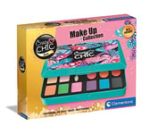 Clementoni- Italy Crazy Chic Yourself Collection-Be A Rocker, Palette Make Up, Coffret Fille 10 Ans, Enfant, Trousse Maquillage Jouet Lavable, 18749, Multicolore, Moyen