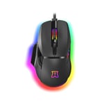 AKUMA - Souris Gaming Otaku M05 12800DPI Rétroéclairage LED RGB - Capteur Optique de 1200 à 12800 DPI - 7 Boutons - programmable - Confortable et Légère - Compatible PC/PS4/PS5/Xbox - Noir