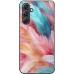 Samsung Galaxy S24 FE Transparent Mobilskal Fjädrar