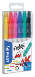 Fiberpenna Pilot Frixion Color 6-pack 6 färger