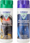 Nikwax Tech Wash/Polar Proof Wash In Waterproofer 300ml Twin Pack