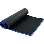 Tapis de Souris Gamer XXL pour Clavier et Souris avec Broderie Bleu