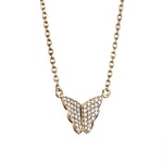 Little Miss Butterfly & Stars Necklace Gold