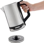 Zanussi Cordless Kettle Stainless Steel Silver 1.7L 2.2kw Fast boiling