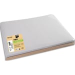 Pronto Barquette de 500 sets table papier Tiss Lack, unis - Format 30x40 cm Blanc