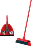 VILEDA - KIT BALAI DUACTIVA 2 EN 1 - ROUGE / NOIR
