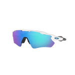 Radar EV Path Pol Wht w/ PRIZM Sapphire, ski-/sykkelbrille, unisex