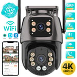 6MP Wireless IP Camera WIFI Outdoor CCTV PTZ Smart Home Security IR Cam IP66 4K