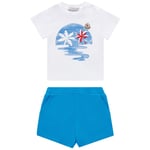 Moncler Logo T-shirt Och Shorts-set Vitt | Vit | 12-18 months