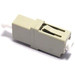 Cablemarkt - Adaptateur Fibre Optique Simplex Multimode Blanc lc vers lc