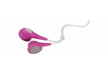 av:link Pink Stereo Jelly Earphones EJ9P In-Ear Headphones 1.2m Lead