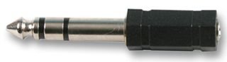PRO SIGNAL PSG01666 Adaptateur prise stéréo 3,5 mm vers prise jack stéréo 6,25 mm, plastique