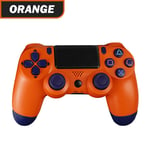 Orange Manette De Jeu Sans Fil Bluetooth Pour Ps4, Avec Vibrations, Télécommande, Joystick, Pour Jeux Pc, Playstation 4