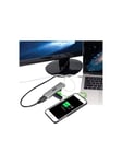 USB C Docking Station Adapter 4K @ 30 Hz HDMI Thunderbolt 3 PD Charging Micro SD - Silver USB Type C USB-C USB Type-C - docking station - USB-C 3.1 / Thunderbolt 3 - HDMI - GigE