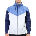 Nike M Nsw He Wr Jkt Hd Sport Jacket - Photon Dust/Stone Blue/Midnight Navy/(Photon Dust), 4XL-T