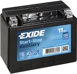 Exide Start-stop Auxiliary EK111 11 Ah - Bilbatteri / Startbatteri - Volvo V70, V60, Xc60, Xc70 - Mercedes E-klass, W205, Vito, Glc