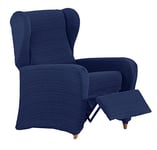 Eysa Aquiles Elastique Relax Housse de Fauteuil, Polyester Coton, Bleu, 37x29x5 cm