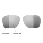 Walleva Transition/Photochromic Polarized Lenses For Oakley Sliver XL Sunglasses