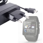 Chargeur Secteur USB pour Montre connectée SmartWatch, SmartWatch 2 de Sony