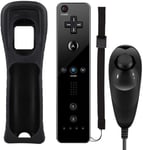 Remote Plus + Nunchuck till Wii-Wii U, Svart