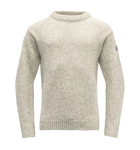 Devold Nansen Sweater Crew Neck, ullgenser Grey Melange 386 552 S 770A XL 2020
