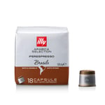 Illy Iperespresso Arabica Brazil Selection with Caramel Notes | Illy 18 Capsules for Espresso Coffee (120.6 Grams)