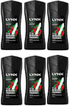 Lynx Africa Shower Gel Body Wash Mandarin & Sandalwood 250ml x 6