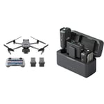 DJI Mavic 3 Pro Fly More Combo with DJI RC (screen remote controller) & Mic (2 TX + 1 RX + Charging Case), Wireless Lavalier Microphone, 250m (820 ft.) Range, 15-Hour Battery