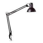 MAUL lampe de bureau MAULstudy en métal | Lampe LED professionnelle | Lampe pince flexible pour le bureau et l'atelier | Haute qualité d'éclairage à LED | Lampe bureau sans ampoule | Noir
