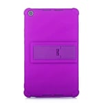 Soft Silicon cover case For For Huawei MediaPad M5 Lite 8.0 T5 8 JDN2-W09HN AL00HN Tablet Pc Protective Cover-purple