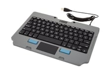 Gamber Johnson Rugged Lite - tangentbord - med pekplatta - QWERTY - amerikansk