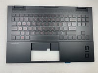 HP Omen 15-EK M09007-171 M00838-171 Arabic English US Keyboard Palmrest NEW
