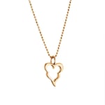 Efva Attling Little Crazy Heart Hängsmycke Guld 50 cm
