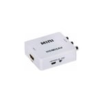 Convertisseur HDMI to RCA AV PAL/NTSC Video and Audio L/R