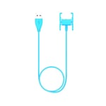 Fitbit Charge 2 USB laddar kabel som är färgad - Blå