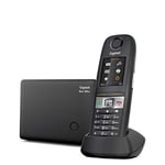 Gigaset E630A - Robust Cordless Phone with Answering Machine - Water-Resistant, Dust-Protected, black