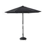 Cinas - Capri Parasoll Ø3m Svart/Trä