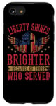 Coque pour iPhone SE (2020) / 7 / 8 Liberty rend hommage au service patriotique de Grateful Nation