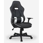 Franchi Bürosessel - Chaise fauteuil de bureau gaming ergonomique racing avec coussin lombaire Estoril