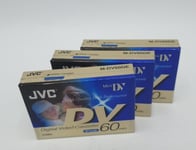 NEW & Sealed 3 X JVC DV 60 Min Digital Video Camcorder Cassette Tape